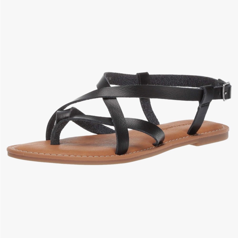 Black Strappy Sandals